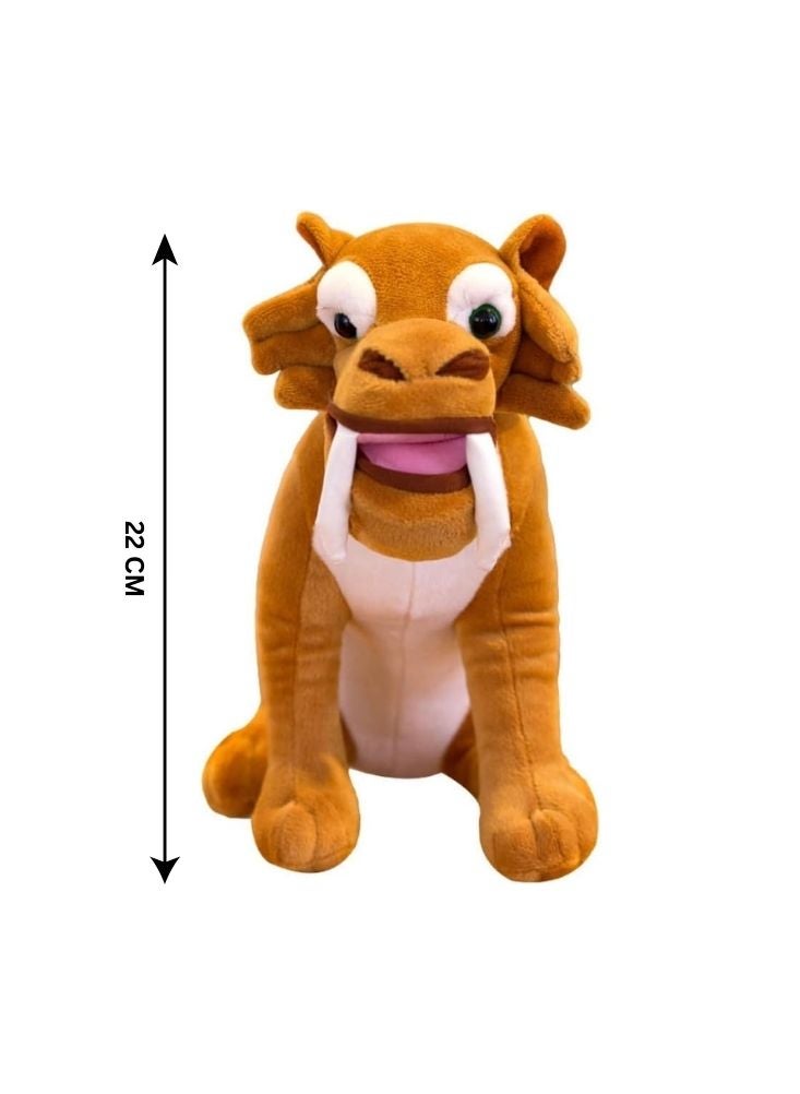 Premium Ice Age Diego Saber-Tooth Tiger Plush Toy – Soft Stuffed Animal - Image 5